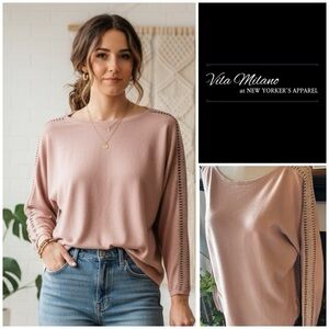 Milano Blush Knitwear